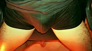 daddy, watch this british guy masturbate his monster cock in underwear after gym?