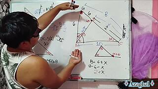 Asian Student Challenges Teacher With Sexual Math In Bedroom