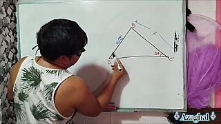 Asian Student Challenges Teacher With Sexual Math In Bedroom