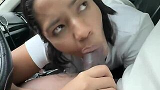 Sloppy Blowjob Before Meeting My Friends