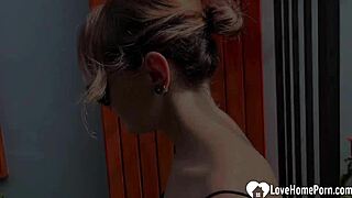 Redhead cutie bound tight with rope, looking so helpless