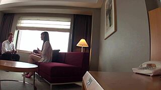 Wow! Tall Busty Japanese Student in Secret Model Audition!