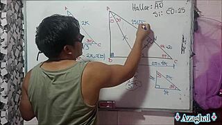 asian student nerd explores erotic angles in usa bedroom