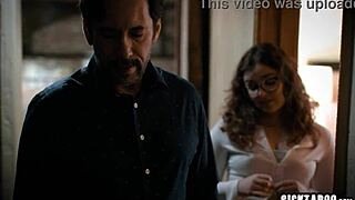 Sweet big tits teen 18+ student leana lovings fucks college administrator?