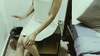 Indian Solo Girl Strips And Plays Hard!