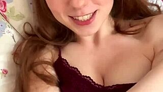 Busty British Redhead Fingers Pussy And Dirty Talks In Juicy Orgasm Babe