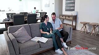 medical student alex coal fucks old uncle in hospital doggystyle 😈