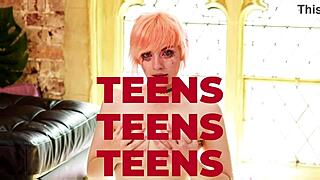 This student is fucking her ass with a dildo at the party