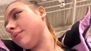 Young Teen Fucking in the Public with Big Tits and Ass