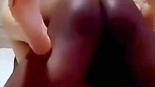 i fucked my tight pussy for the first time on that big black dick after my birthday