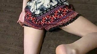 amateur milf breedwhore in pov BEGS for CREAMPIE during rough doggystyle!