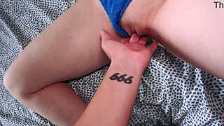 Playing With Her Pussy Before Work