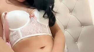 Horny British Slut Masturbates Solo