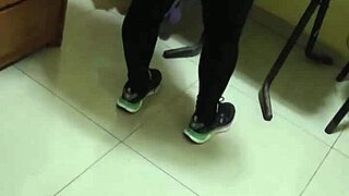 Watch this venezuelan employee flirting!