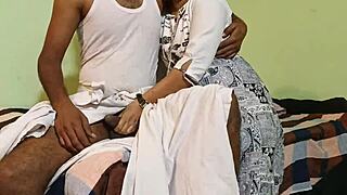 husband fucks maid's daughter after catching