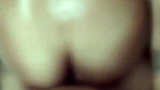 Young couple films amateur porn in hotel bathroom during spring break.