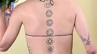 Kit Summers in Little Black Bodysuit and Gothic Miniskirt for Casting