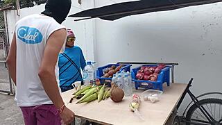 Humble salesman engages in homemade sex, fucking hot woman hard in his room