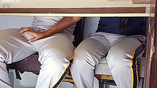 forbidden game, hot college girl goes wild in class 😈