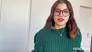 Putalocura - hot fuck with beautiful 18+ teen peruvian marina gold 😍