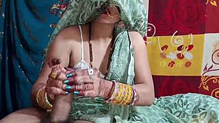 Going to the wedding? Brother-in-law shows his dick and kisses her passionately in clear Hindi