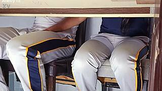 forbidden game, hot college girl goes wild in class 😈