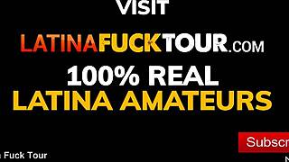 i'm suckin my latina stepdaughter's big cock outdoors from college