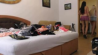 hot tight pussy college girls sexy lingerie try on haul home party with striptease and panties wedgies