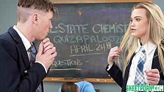 innocent teen chloe rose discovers she has great chemistry with her partner in bed