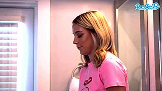 petite blonde teen surprised by big black cock creampie