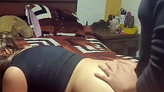 young college girl cheats after party and her annoying boyfriend desperately tries to call