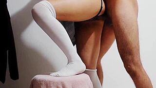 perverted teacher takes student home for special lessons she sucks his penis and gets fucked