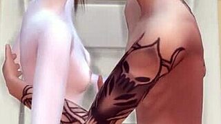 College couple handjob - sims 4 game fun