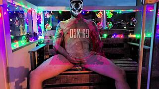 Sexy Christmas Gift Blowjob Sloppy Cumshot