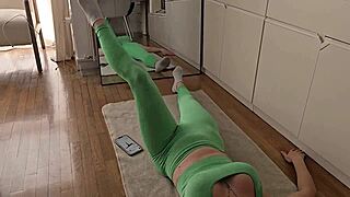 First Time Fucking Yoga Teacher Without Condom In Gym