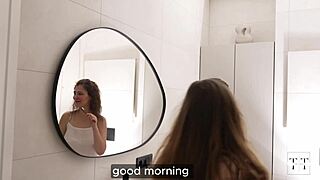 Lesbian sex in the morning shower feels amazing in 4k hd