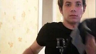 Gergely Molnár Masturbates While Watching Porn in the Bedroom