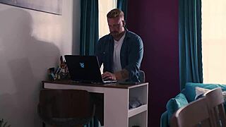 duo fucks tight pussy and huge tits in cosplay