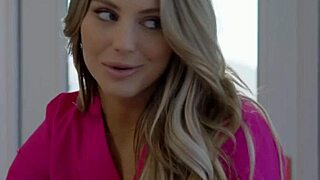 lesbian masseuse kayley gunner sucks tits and licks pussy