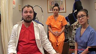 Spy Cam Captures Mia Sanchez's Student Physical With Doctor