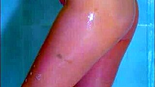 College student shower time reveals wet thong