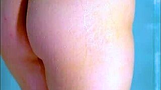 College student shower time reveals wet thong