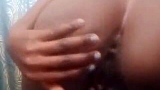 Super hot ebony student gets fucked rough by big cock