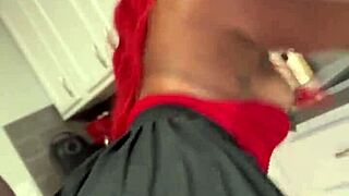 Sexy Red Head With Creamy Pussy Twerking On The Dick