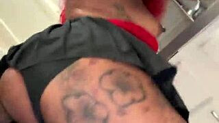 Sexy Red Head With Creamy Pussy Twerking On The Dick