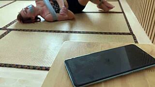 I Look At This Redheads Feet While Shes Ducttaped