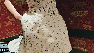 risky sex in the fitting room with a sales assistant