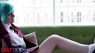 Hot British Alt College Student Plays With Her Pussy Until She Cums