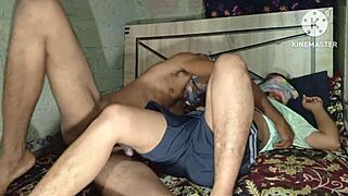 my desi girlfriend and i explored anal sex in the dorm bathroom