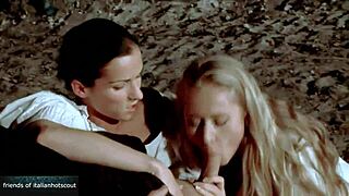 beautiful blonde and brunette ask, can you handle our swollen pussies with that big cock?